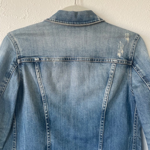 EUC AG Distressed Jean Jacket (XS) - Picture 5 of 9